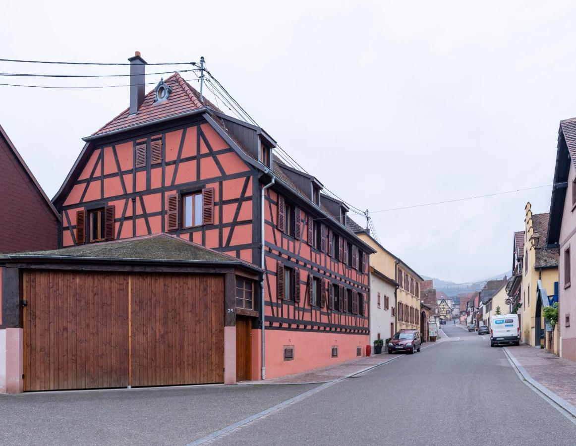 A L'Oree Des Vignes, Gite Classe 3 Etoiles Au Centre De La Route Des Vins D'Alsace オルシュヴィラー エクステリア 写真